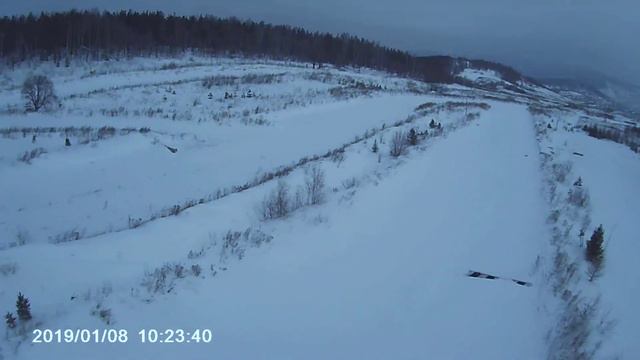 Лётная погода :) -15 градусов, ветер 3м/сек, снежинки с неба.