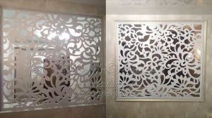 Как устанавливать декоративные резные перегородки в нишу