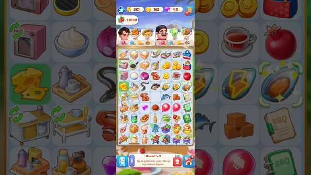 Merge Cooking: Theme Restaurant Gameplay Part 52 смотреть онлайн