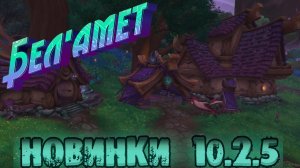 БЕЛ'АМЕТ - ВСЕ СЕКРЕТЫ НОВОГО ГОРОДА НОЧНЫХ ЭЛЬФОВ В 10.2.5 В WORLD OF WARCRAFT: DRAGONFLIGHT #wow