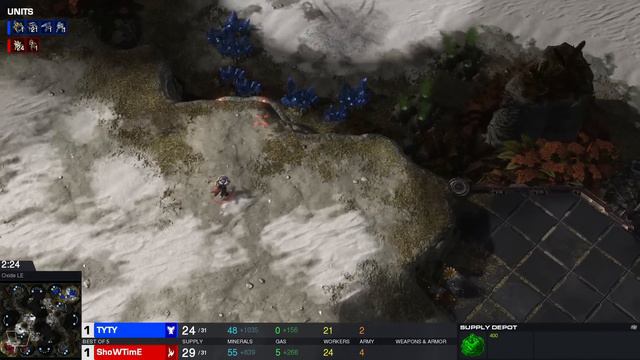 [TSL6] ShoWTimE (P) vs. TY (T) | Лучшие матчи смотреть онлайн