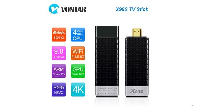 VONTAR TV BOX X96S X96 4K TV Stick смотреть онлайн