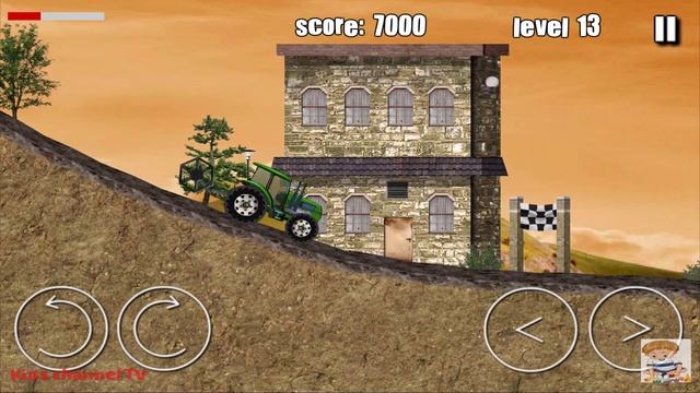 Truck Games - Tractor Mania | All 24 levels | Monster Truck | Car Cartoons For Children смотреть онлайн
