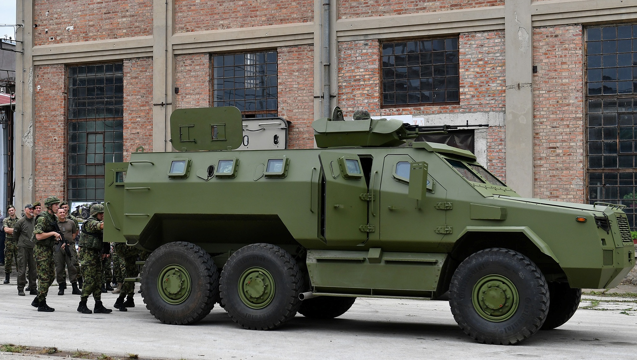 Сербская боевая бронированная машина M-20 MRAP 6x6