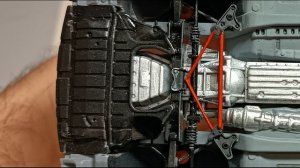 Toyota Mark II Tourer V Aoshima 1:24. Часть 3. Сборка нижней части модели