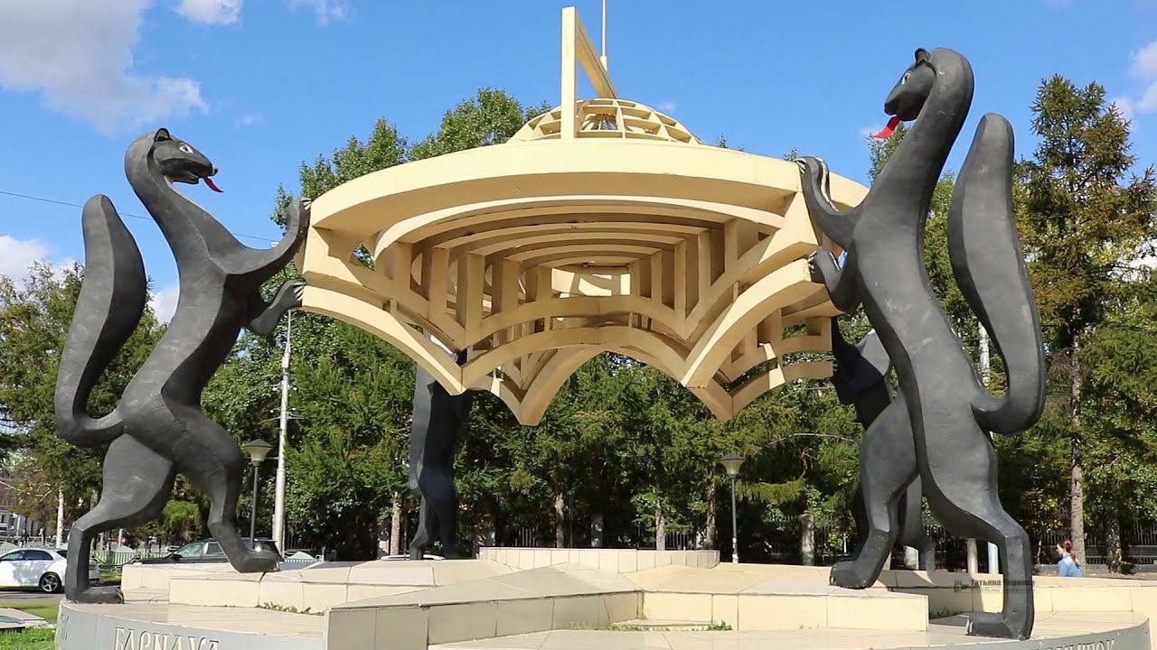 ✅"Сибирские просторы"  или просто Соболи. Композиция в центре Новосибирска