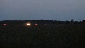 взлёт Миг-25 ночью. MiG-25 at night