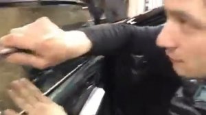 Бронирование стекол авто Камри пленкой. Броне-пленка, не преломляет свет и не заметна на стекле