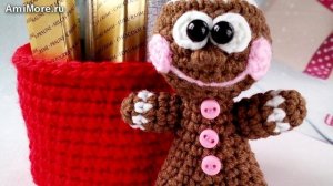 Амигуруми: схема Пряничный Человечек | Игрушки вязаные крючком