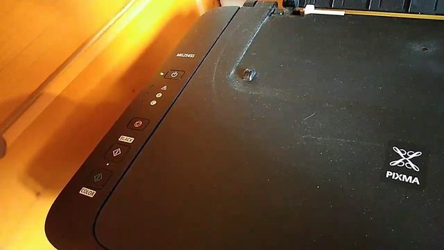 Очистить печатающую головку принтера canon Mg2540 S.mp4