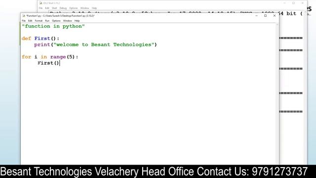 Free Python Tutorial For Beginners | Learn Python Function in Tamil | How To Use Functions In Pytho
