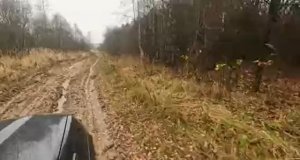 Поездка к руинам церкви и облом с переправой через ручей