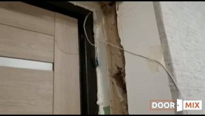 Отделка откосов металлической двери