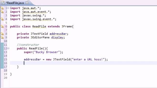 Java Level 2 Tutorial34 Creating A Web Browser