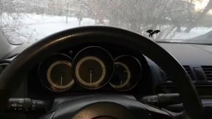 Завожу Mazda-3 в -34 градуса