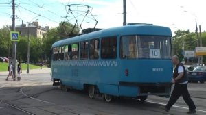 Московские трамваи (маршруты Краснопресненского депо). День первый