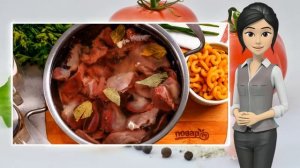 Куриные желудочки с макаронами