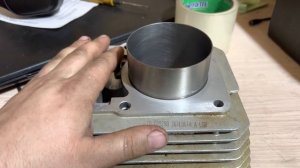 расточка цилиндра на 77 мм. Китайский мопед на переделку!