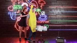 Костюм Банан для взрослого 168-182 см. Банан косплей. Костюм Банана