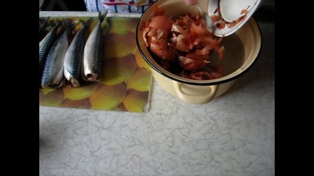 СКУМБРИЯ Домашнего Соления в Луковой Шелухе