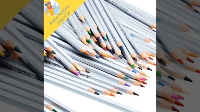 Цветные карандаши для рисования 72 цвета Raffine Марко в металлическом кейсе смотреть онлайн