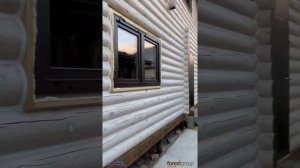 Дом из оцилиндрованного бревна. Наружная Отделка. Как должно быть…