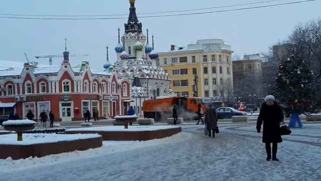 Зимний Саратов "Невский проспект"