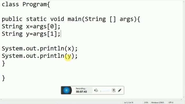 How to get input from user in java