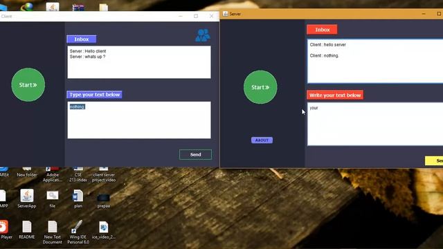 Client Server Java Project using Netbeans смотреть онлайн