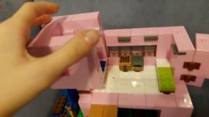 ОБЗОР НА НАБОР LEGO МАЙНКРАФТ /ДОМ-СВИНЬЯ