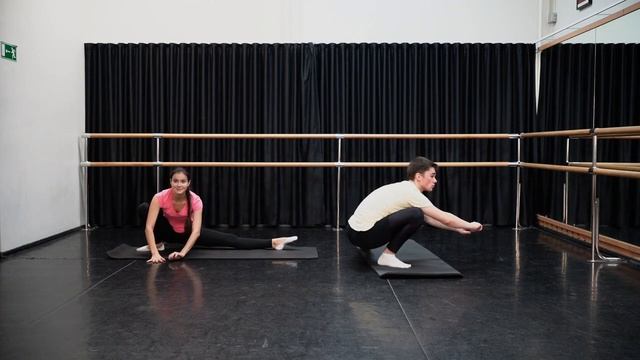 stretching