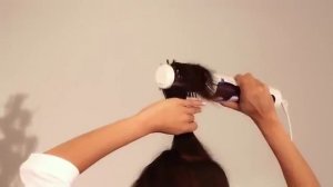 Укладка стрижки лесенка.