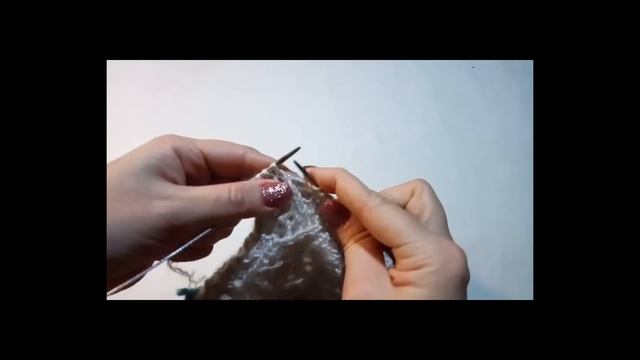 Двойная шапка бини//Шапка бини с ажуром//ПОДРОБНЫЙ МК