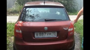 Замена лампы стоп сигнала Skoda Fabia 2