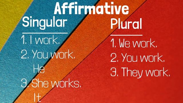 Present Simple - Affirmative