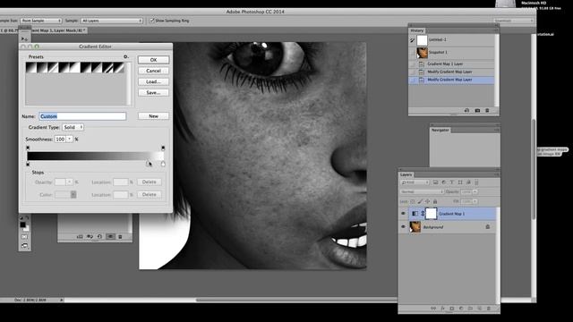 Images To Grayscale In Photoshop Using Gradient Maps | How To Tutorial | Graphicxtras смотреть онлайн