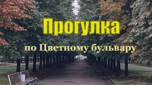 ПРОГУЛКА по ЦВЕТНОМУ БУЛЬВАРУ в МОСКВЕ.