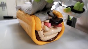 Изготовление милых конфет ручной работы на конфетной фабрике. Факт о корейских конфетах