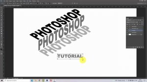 isometric typography 3d text effect in photoshop tutorial hindi