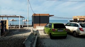 Малая Криница. Парковка у Моря.