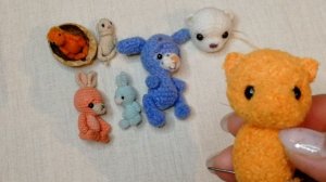 MICRO TOYS CROCHET. Микроигрушки крючком.