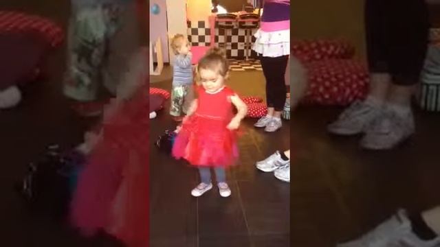 Tilly dancing at Polka Dot