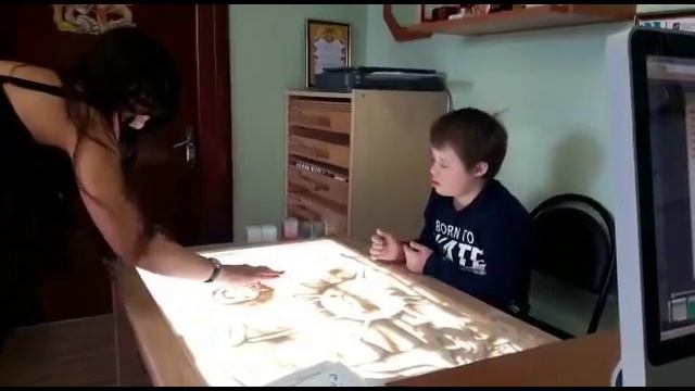 Занятие с песком. смотреть онлайн