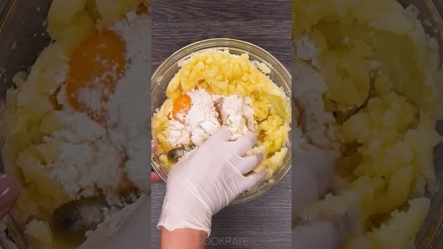 Красота из 1 кг картофеля и горсти мясного фарша! Простой рецепт, на сковороде