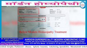 Chronic Kidney Disease Cured Creatinine 9.05 to 1.23 in 2 months Dr Arpit Chopra's Modern Homeopath