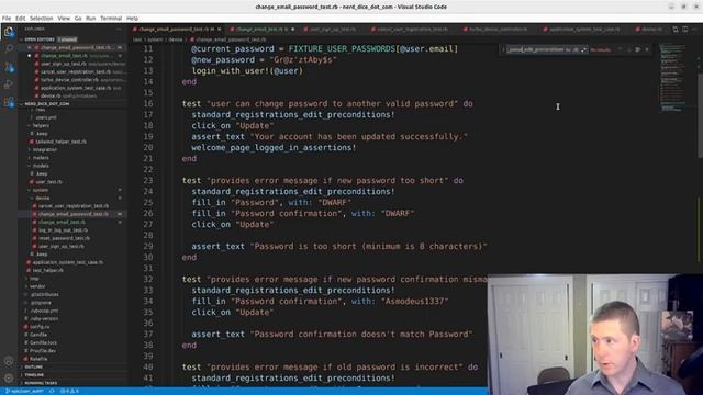 Write System Tests for Devise User to Change Email смотреть онлайн