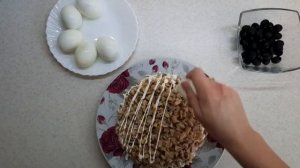 Салат "Подсолнух". ?  Слоёный салат