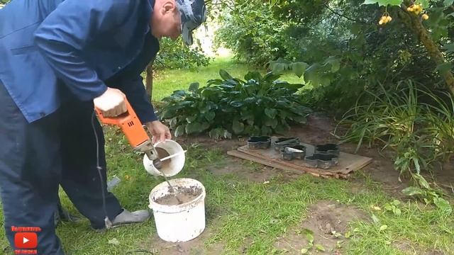 Изготовление тротуарной плитки своими руками!! смотреть онлайн