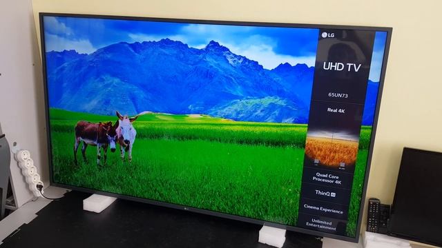 Телевизор LG 65UN73506LB смотреть онлайн