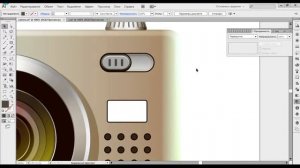 Процесс рисования иконки фотоаппарата в Adobe Illustrator/Часть 3 (Уроки Adobe Illustrator)